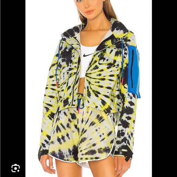 Nike x Off White Collab NRG tie dye keep back jacket NWOT Size Large